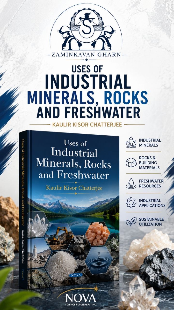 جلد کتاب Uses of Industrial Minerals, Rocks and Freshwater